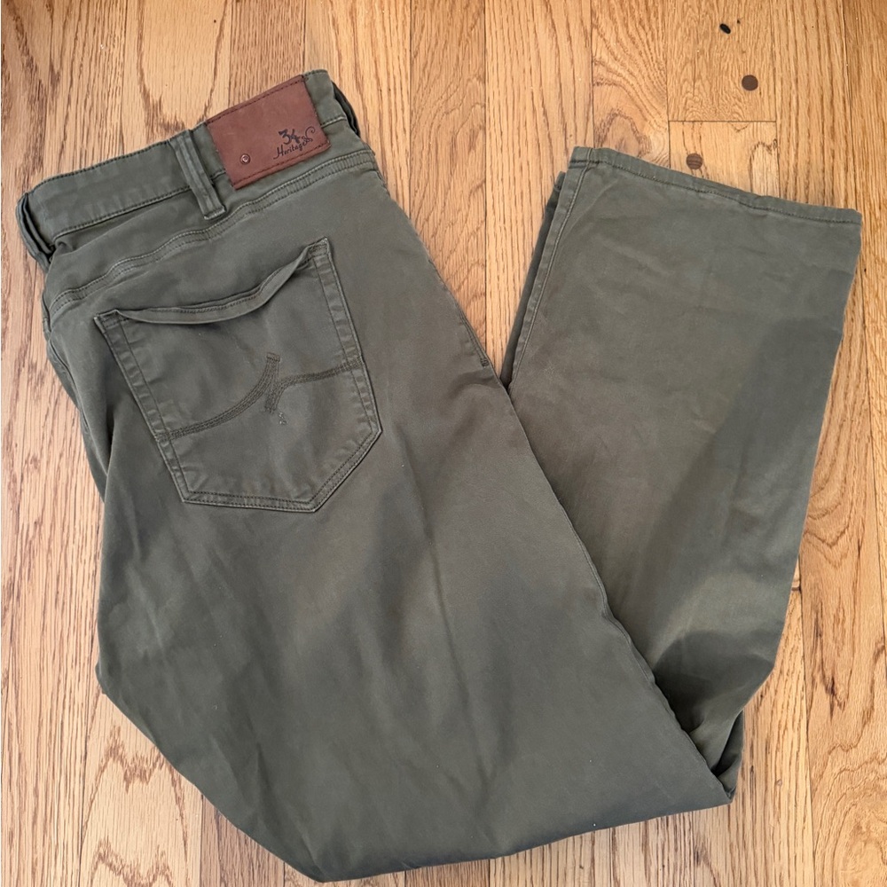 Men's Olive Pants || 34 heritage || 40x30
